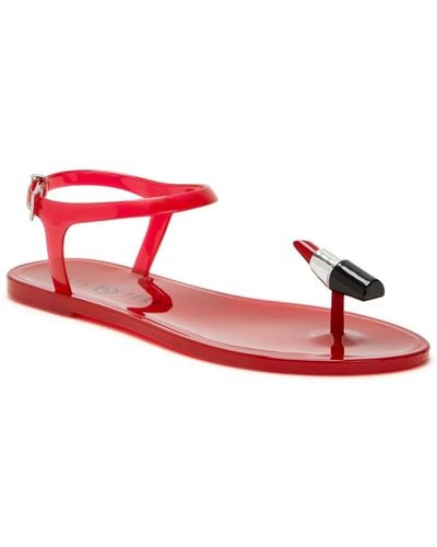 Katy Perry The Geli Buckle Sandals - Red