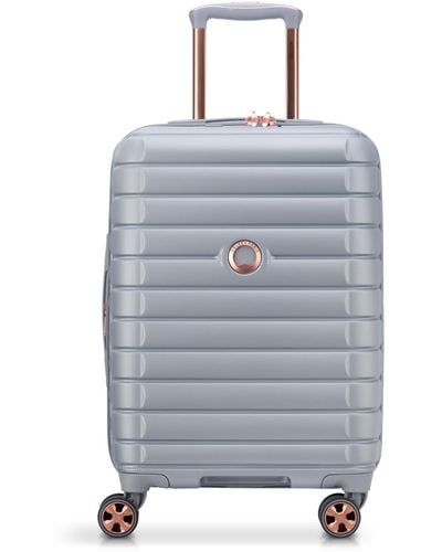 Delsey Shadow 5.0 Expandable 20" Spinner Carry On luggage - Gray