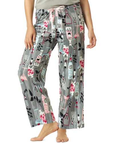 HUE Printed Classic Pajama Capri Pant