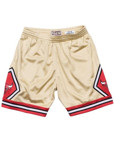 Mitchell & Ness Chicago Bulls Gold Collection Swingman Shorts - Multicolor