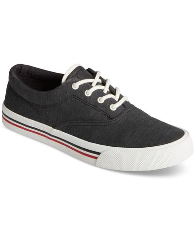 Sperry Top-Sider Striper Ii Cvo Preppy Lace-up Sneakers - Black