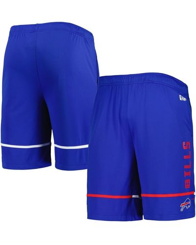 KTZ Buffalo Bills Combine Authentic Rusher Training Shorts - Blue