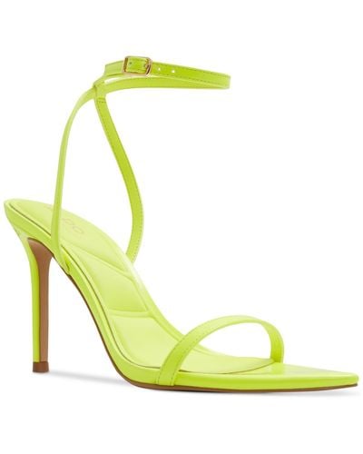 ALDO Tulipa Ankle-strap Stiletto Dress Sandals - Green