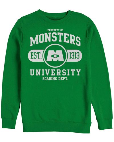 Fifth Sun Disney Pixar Monsters College Est. 2013 Logo - Green