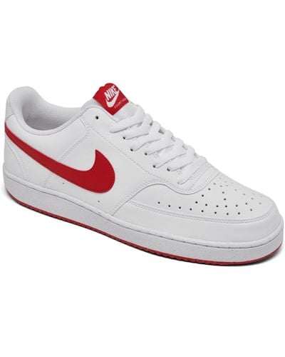 Nike Court Vision Low Next Nature Casual Sneakers From Finish Line - White