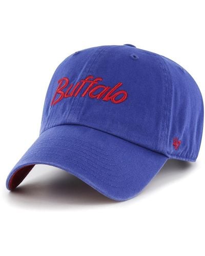 '47 '47 Buffalo Bills Crosstown Clean Up Adjustable Hat - Blue