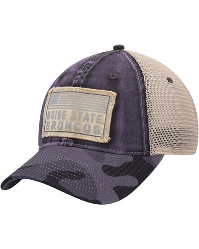 Colosseum Athletics Boise State Broncos Oht Military-inspired Appreciation United Trucker Snapback Hat - Gray