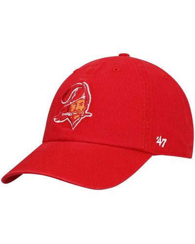 '47 Tampa Bay Buccaneers Clean Up Legacy Adjustable Hat - Red