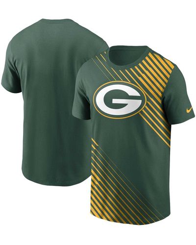 Nike Bay Packers Yard Line Fashion Asbury T-shirt - Green