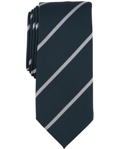Alfani Tracey Stripe Tie - Blue