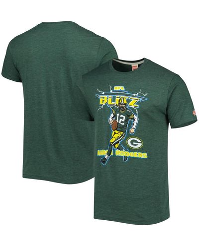 Homage Aaron Rodgers Green Bay Packers Nfl Blitz Player Tri-blend T-shirt