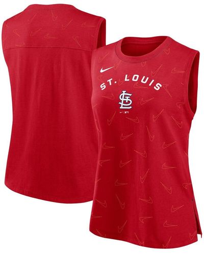 Nike St. Louis Cardinals Muscle Play Tank Top - Red