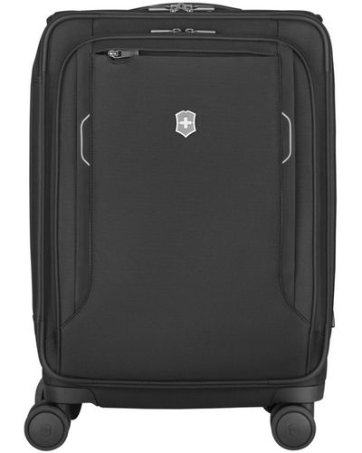 Victorinox Werks 6.0 Frequent Flyer Plus 22.8" Carry-on Softside Suitcase - Black