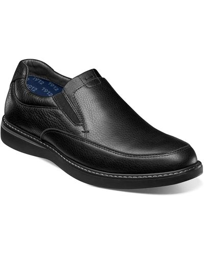 Nunn Bush Bayridge Moccasin Toe Slip-on Loafers - Black