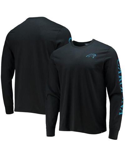 '47 '47 Carolina Panthers Franklin Long Sleeve T-shirt - Black