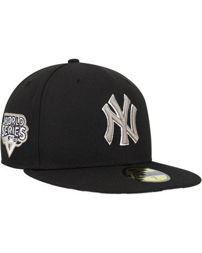 KTZ New York Yankees Chrome Camo Undervisor 59fifty Fitted Hat - Black
