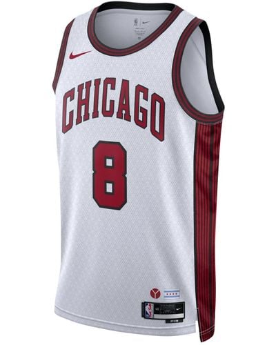 Nike And Zach Lavine Chicago Bulls 2022/23 City Edition Swingman Jersey - White