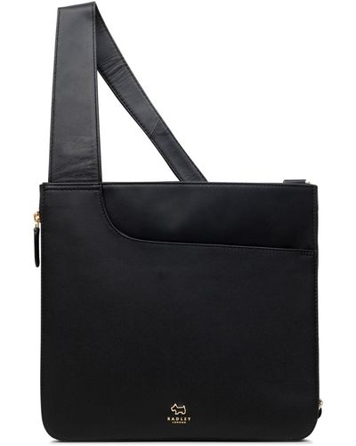 Radley Pocket Bag Zip-top Leather Crossbody - Black