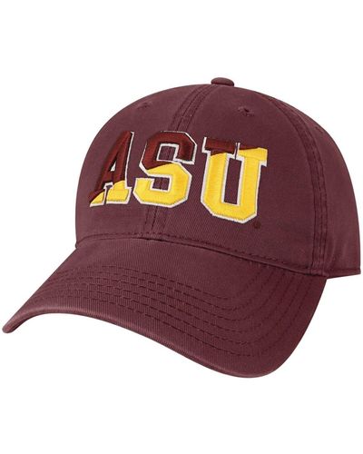 Legacy Athletic Arizona State Sun Devils Varsity Letter Adjustable Hat - Purple