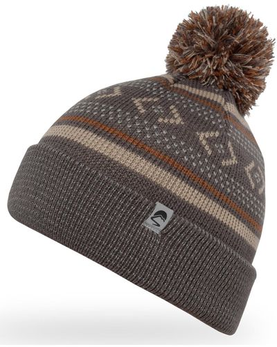 Sunday Afternoons Signal Reflective Beanie - Brown