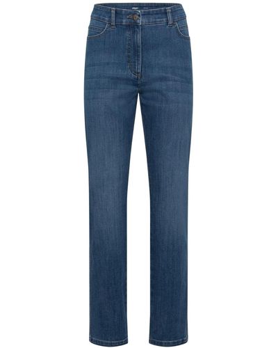 Olsen Mona Fit Slim Leg Jeans Containing Repreve - Blue
