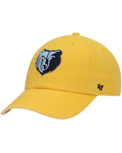 '47 Memphis Grizzlies Team Clean Up Adjustable Hat - Metallic
