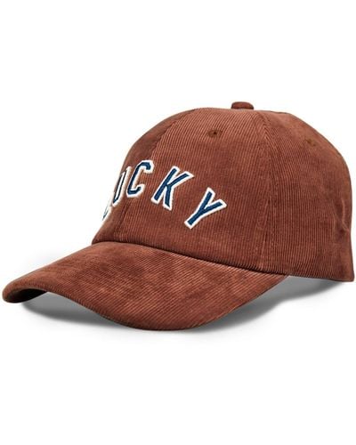 Lucky Brand Cord Baseball Hat - Brown
