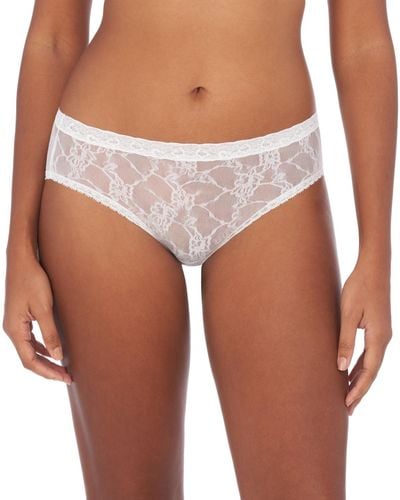 Natori Bliss Allure One Size Lace Girl Brief Underwear 776303 - White