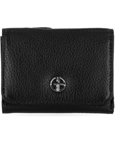 Giani Bernini Softy Leather Trifold Wallet - Black