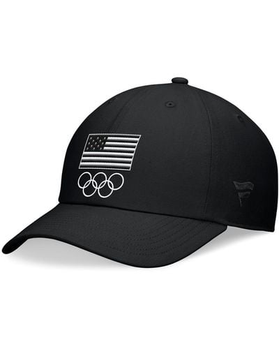 Fanatics Branded Team Usa Out Adjustable Hat - Black