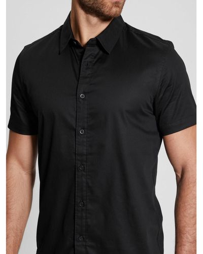 Guess Luxe Stretch Shirt - Black