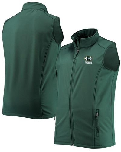 Dunbrooke Bay Packers Big And Tall Archer Softshell Full-zip Vest - Green