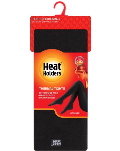 Heat Holders Sophia Heavyweight Thermal Tights - Red