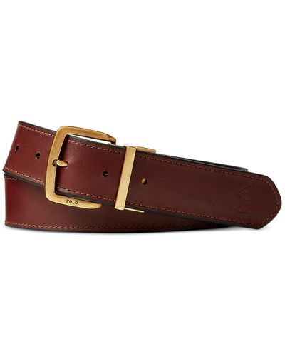 Polo Ralph Lauren Reversible Leather Belt - Brown