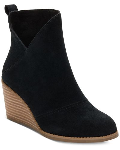 Toms wedge ankle on sale boots