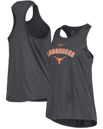 Nike Texas Longhorns Arch And Logo Classic Performance Tank Top - Black
