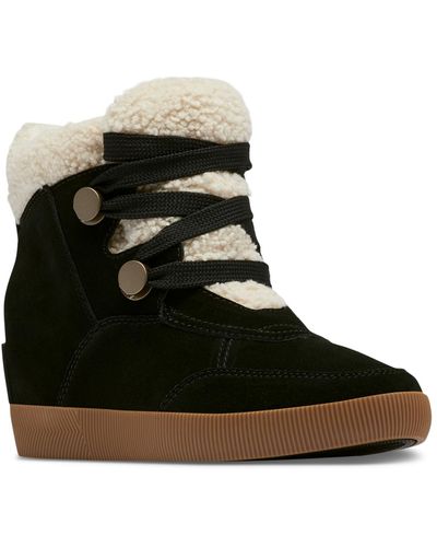 Sorel Out N About Cozy Wedge Booties - Brown