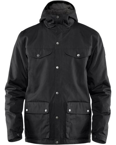 Fjallraven Greenland Water-resistant Hooded Jacket - Black