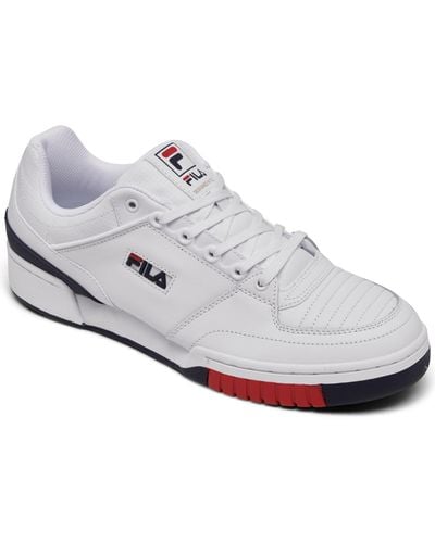Fila Targa Nt Low Casual Tennis Sneakers From Finish Line - White