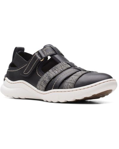 Clarks Collection Teagan Step Sneakers - Black