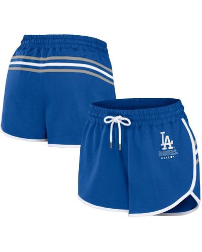 WEAR by Erin Andrews Los Angeles Dodgers Logo Shorts - Blue