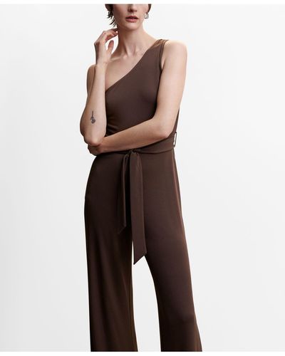 Brown Mango Jumpsuits and rompers for Women | Lyst
