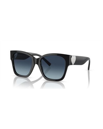 Tiffany & Co. Polarized Low Bridge Fit Sunglasses - Blue