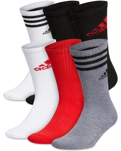 adidas Cushioned Mixed 6 Pairs Crew Socks - Multicolor
