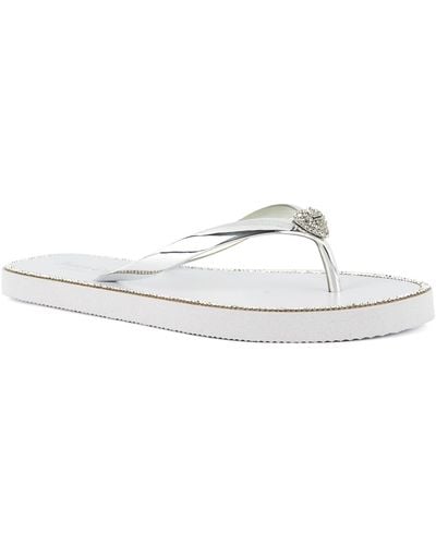Juicy Couture Selfless Flip Flop - White