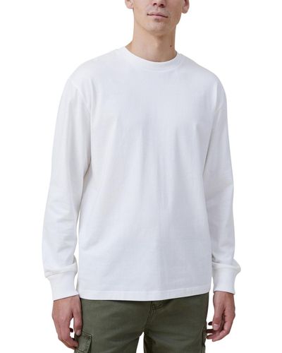 Cotton On Loose Fit Long Sleeve T-shirt - White