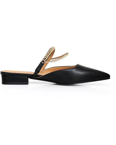 Belle & Bloom On The Go Leather Flat - White