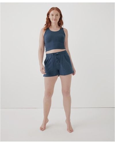 Pact Cool Stretch Lounge Short - Blue