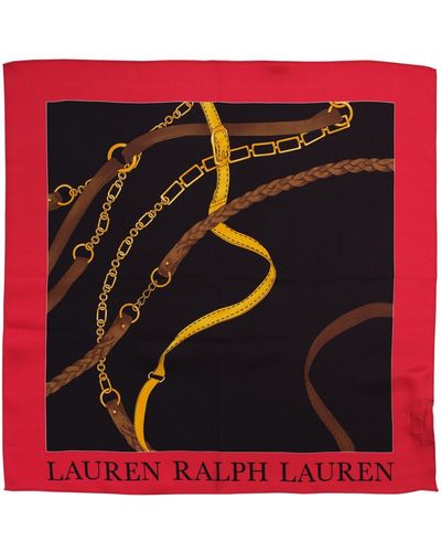 Lauren by Ralph Lauren Ravenna Equestrian Square - Red
