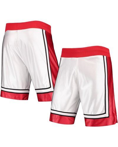 Mitchell & Ness 1989-90 Basketball Unlv Rebels Authentic Throwback College Shorts - White